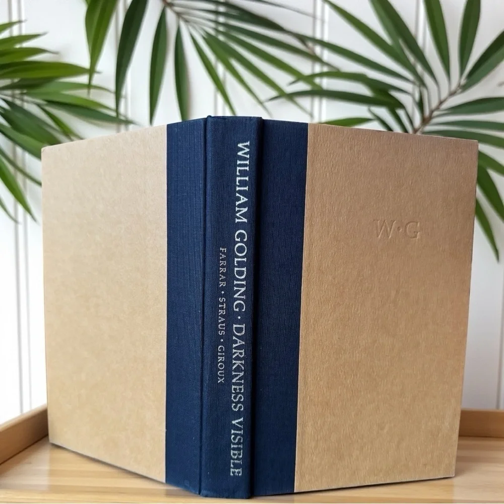 William Golding Darkness Visible | 1979 4th Printing Hardcover with Dust Jacket
